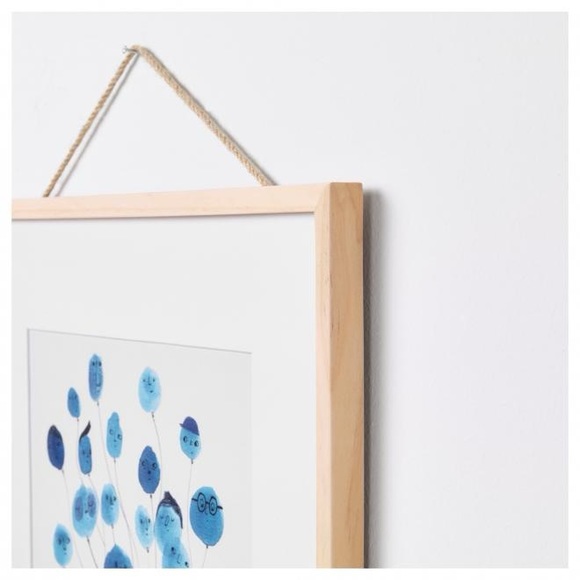 NWOT IKEA Bredaryd Pine Frame with Print - Picture 3 of 3